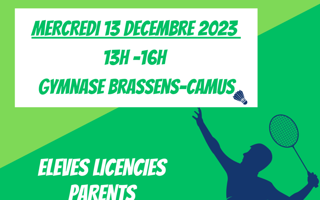 Tournoi de l’AS du collège – 13 décembre 2023